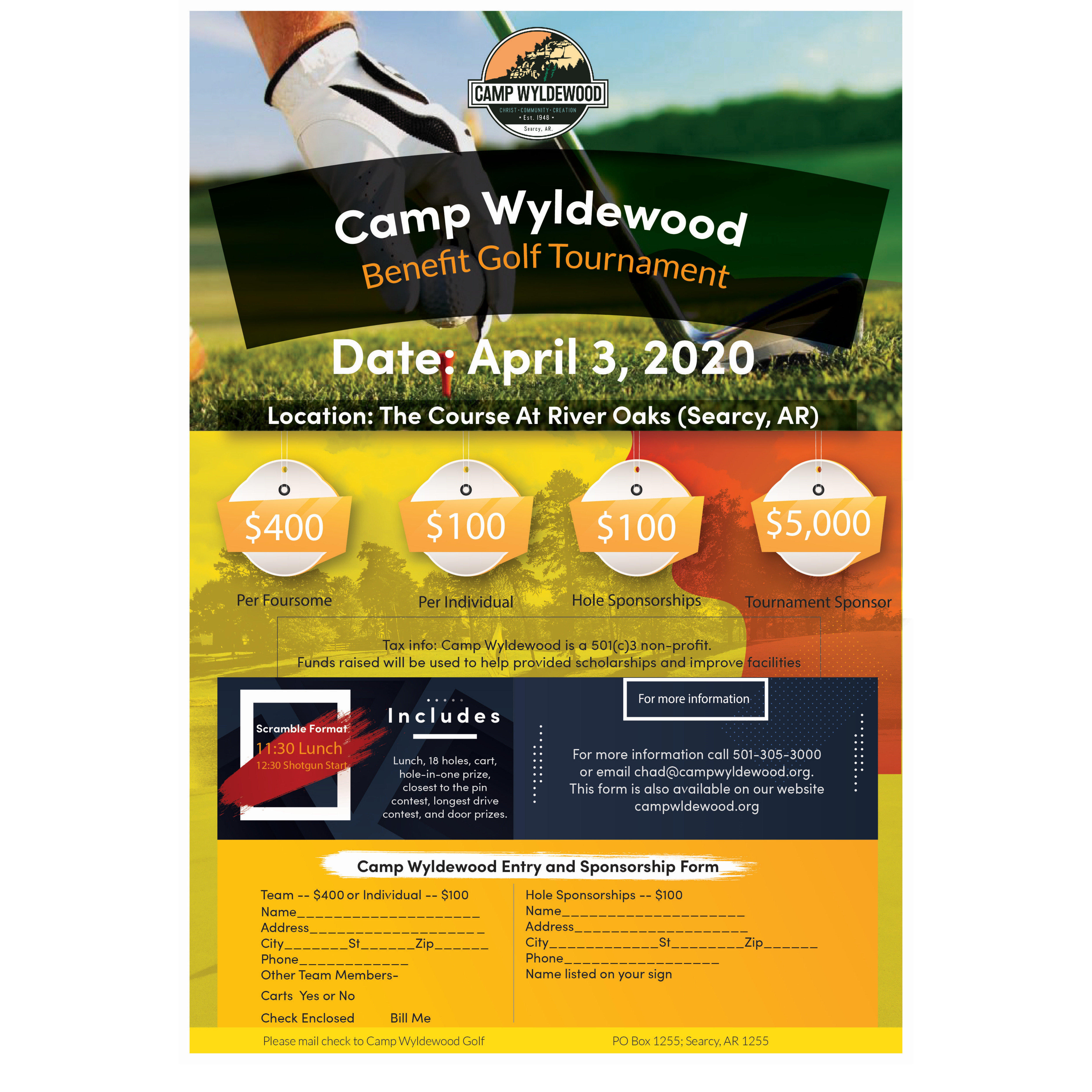 Design de Flyer par asif ulab pour Camp Wyldewood | Design #23422210