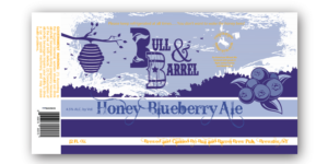 Honey Blueberry beer can label | Etikett-Design von Elizaveta M