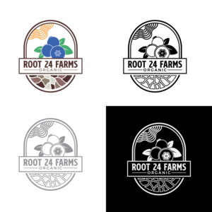 Root 24 Farms  with organic as an endorsement | Logo-Design von Moumita_