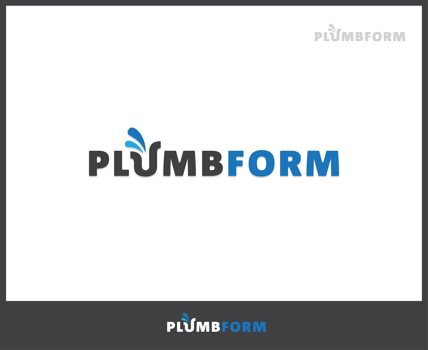 Logo Design by Kira Graphics for Plumbform  | Design #23426010