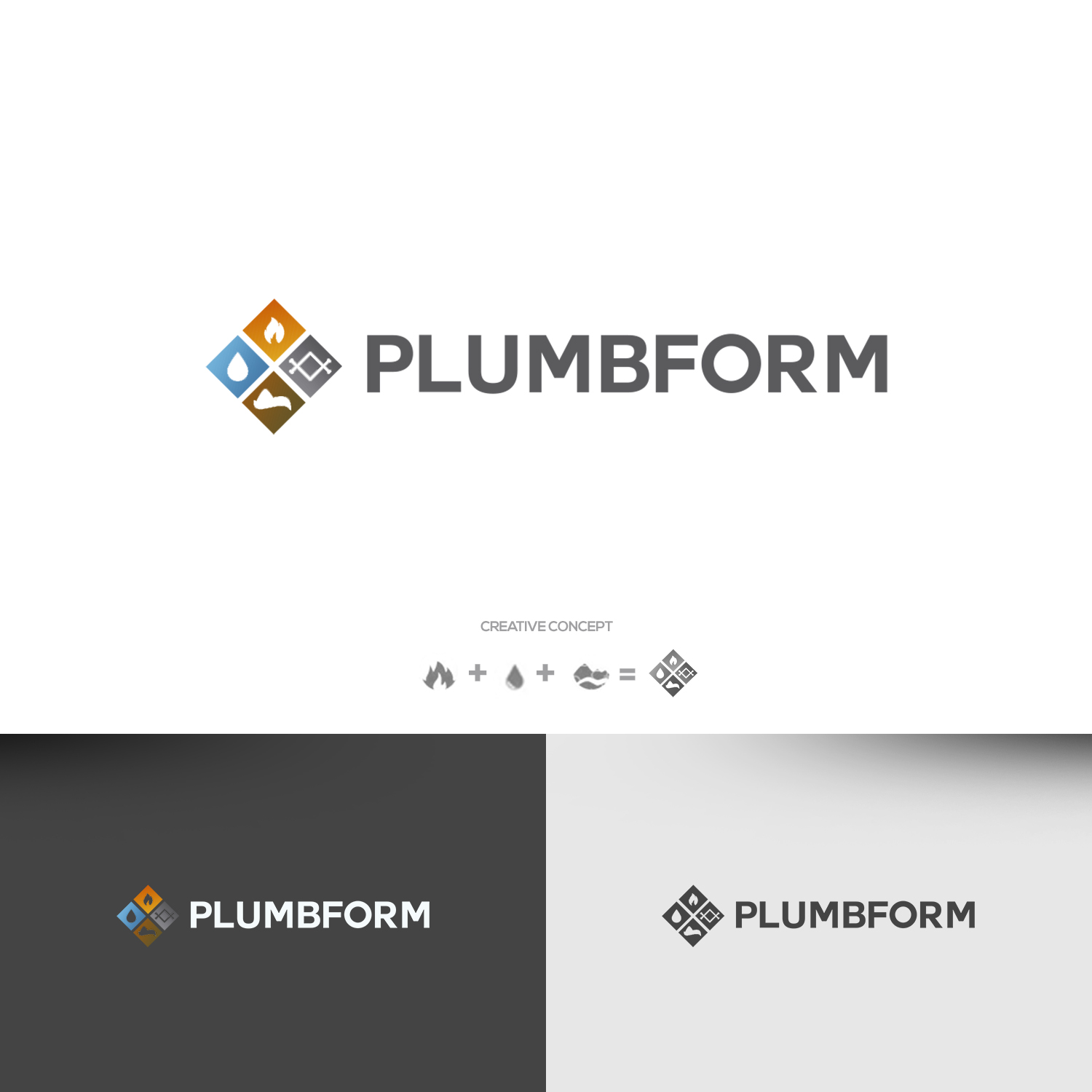 Logo Design by rafaeldsgn for Plumbform  | Design #23397675