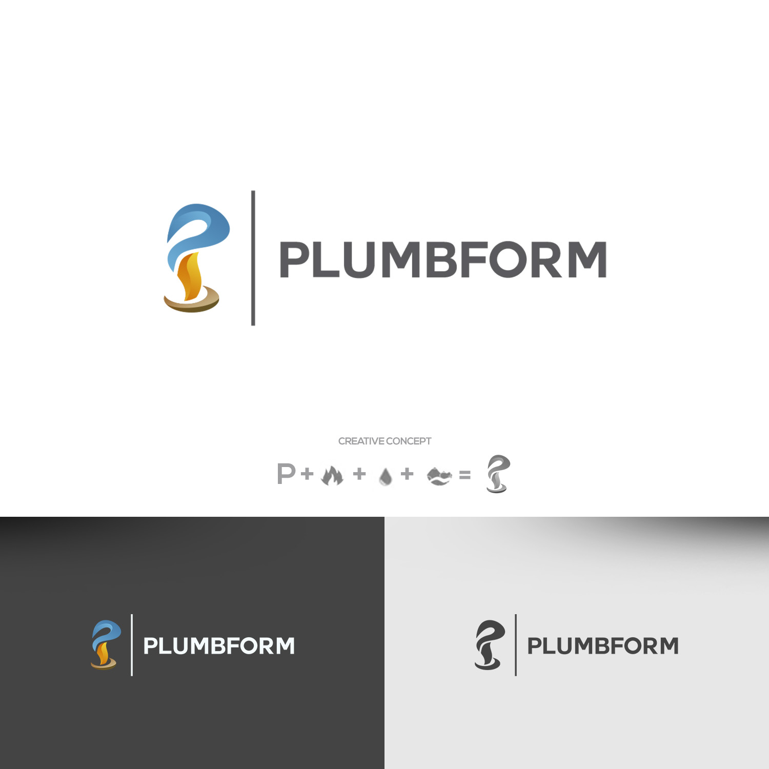 Logo Design by rafaeldsgn for Plumbform  | Design #23432771