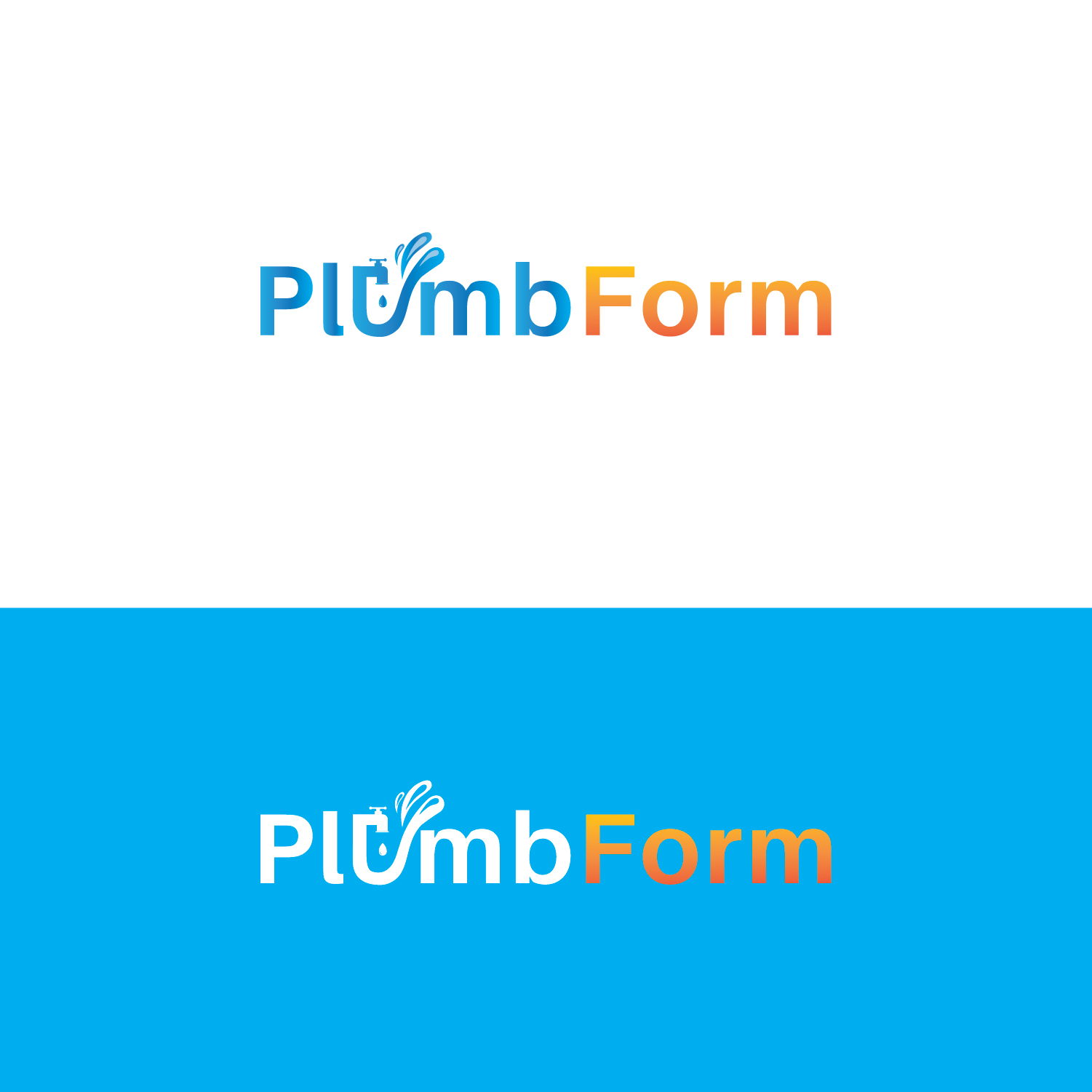 Logo Design by Maxo-Biz for Plumbform  | Design #23399869