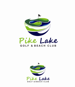 Pike Lake Golf & Beach Club | Logo-Design von FoxD solutions