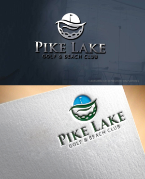 Pike Lake Golf & Beach Club | Logo-Design von graphicevolution