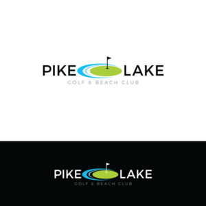 Pike Lake Golf & Beach Club | Logo-Design von Rii