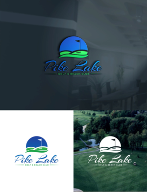 Pike Lake Golf & Beach Club | Logo Design by JAHID BIN JAFAR