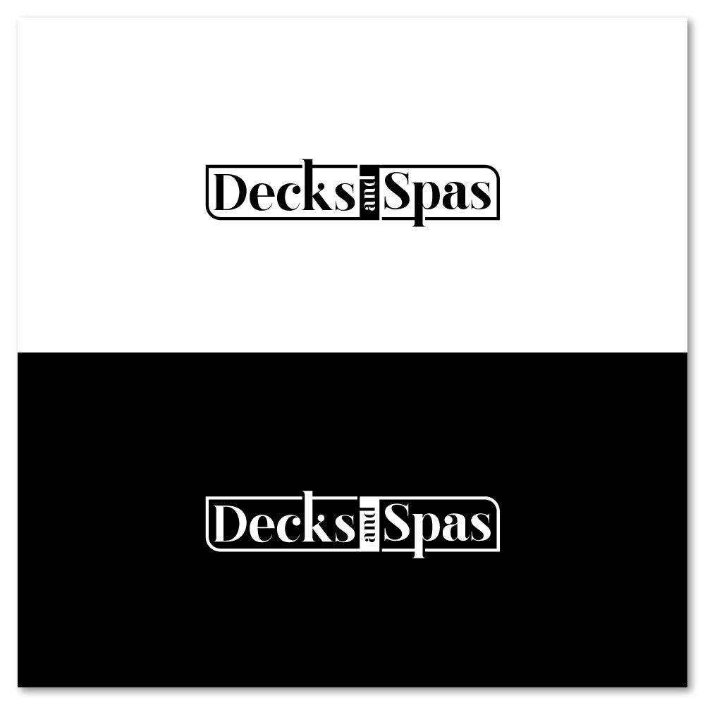 Logo Design by Sujit Banerjee for Decks and spas | Design #23398250