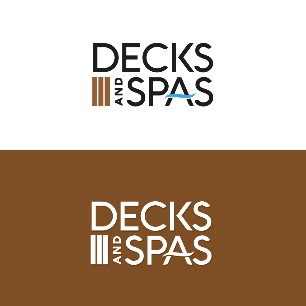 Logo Design by Sujit Banerjee for Decks and spas | Design #23398253