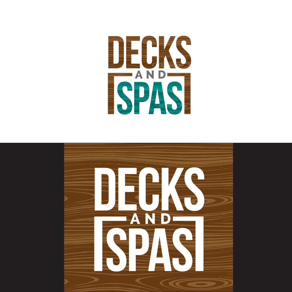 Logo Design by Sujit Banerjee for Decks and spas | Design #23398254