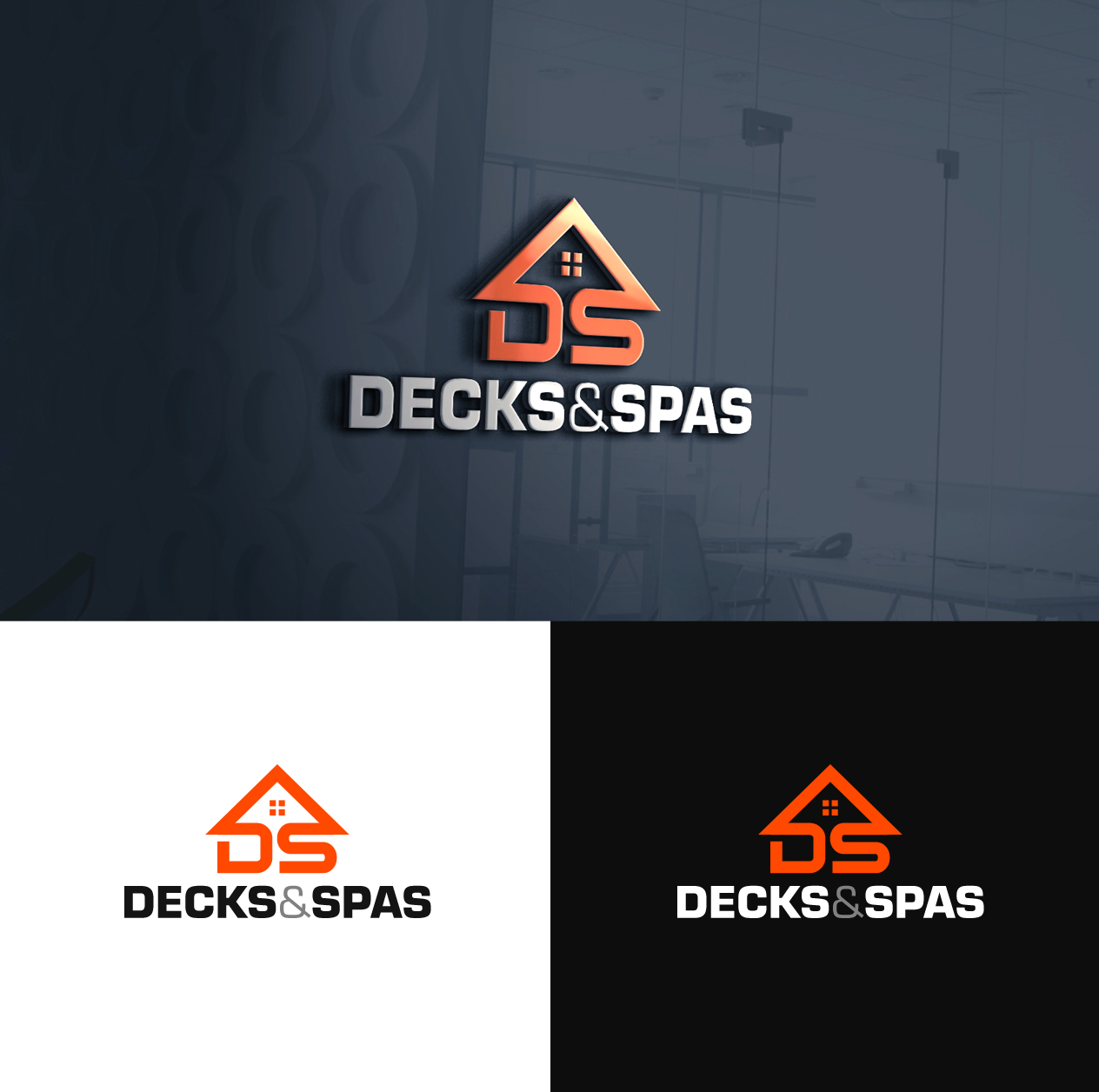 Logo Design by BehindSymbols for Decks and spas | Design #23398438