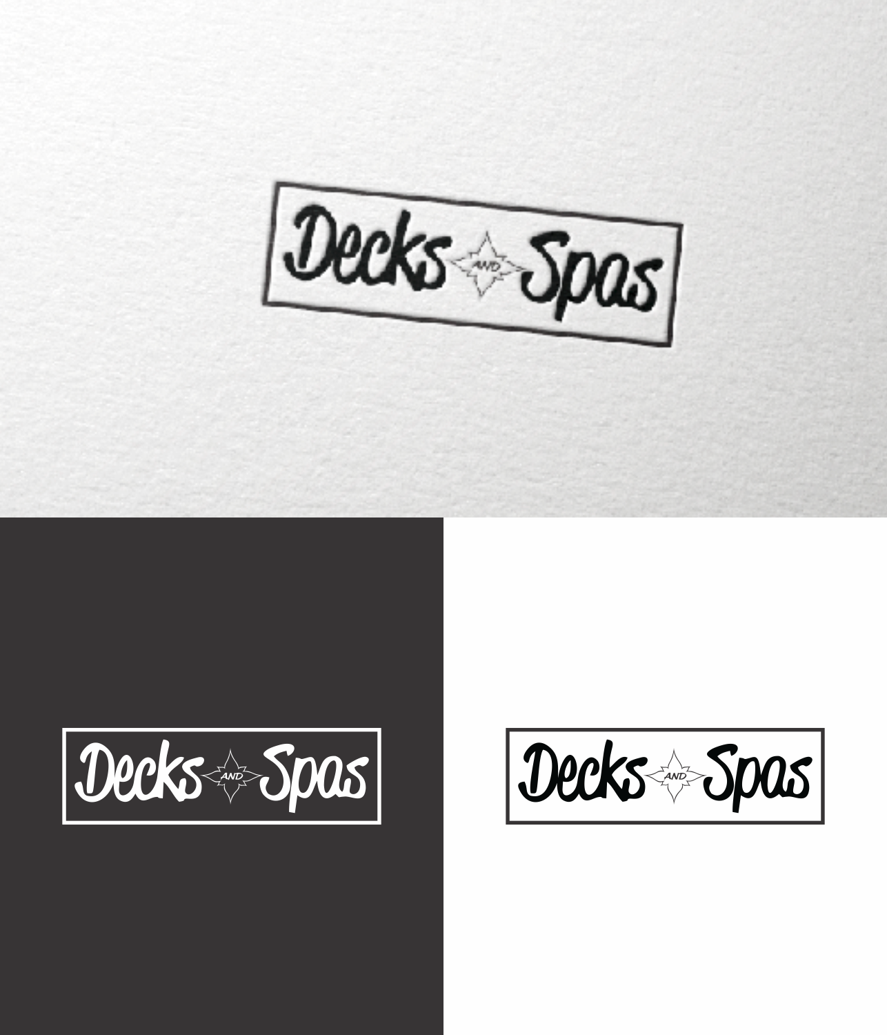 Logo Design by bajingan for Decks and spas | Design #23408397