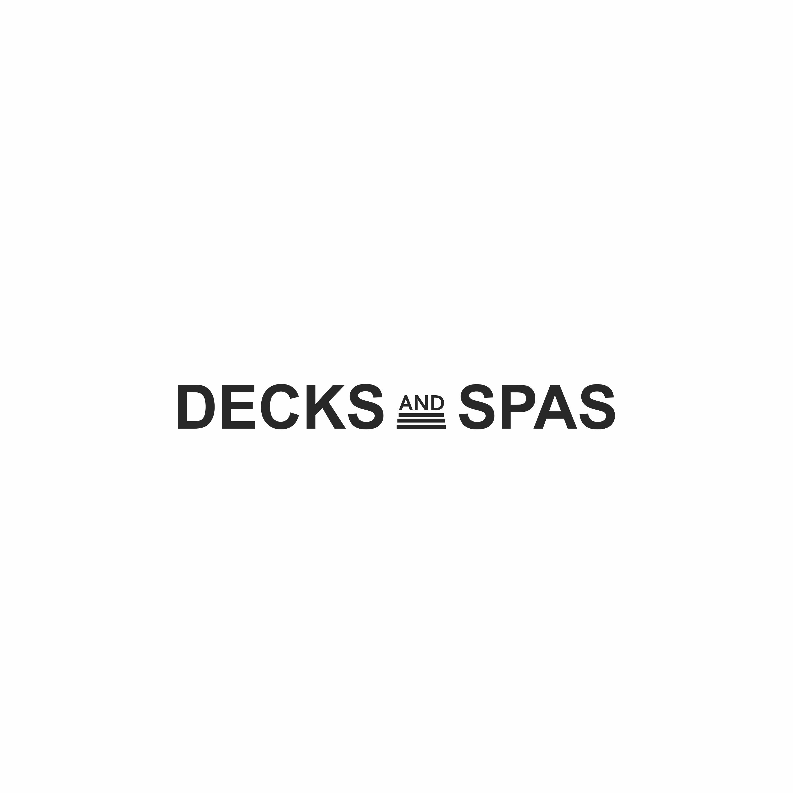 Logo Design by soriyeee for Decks and spas | Design #23445393