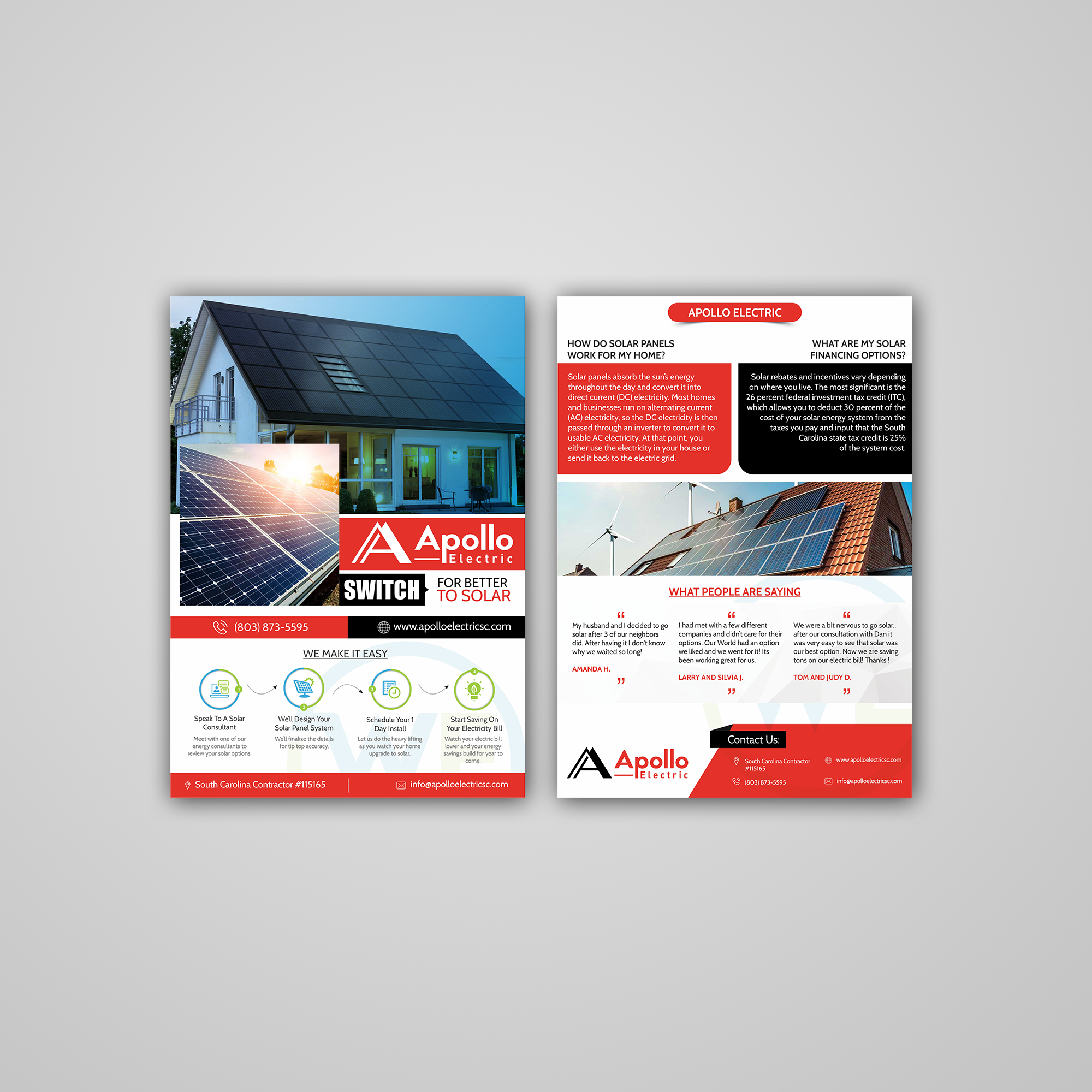 Flyer-Design von ESolz Technologies für Apollo Electric | Design #23411899