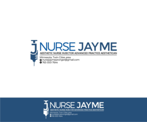 Nurse Jayme...Aesthetic Nurse Injector Advanced Practice Aesthetican. Location Minnesota, Twin Cities area. email: nursejaymepronger@gmail.com   763-300-7644 | Logo Design by OrianO-70