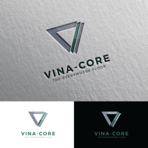 Vina-Core "the everywhere floor" | Diseño de Logo por Rii