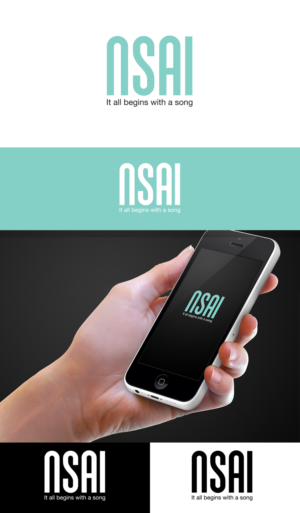NSAI and "It all begins with a song" | Logo Design by creativerhythm