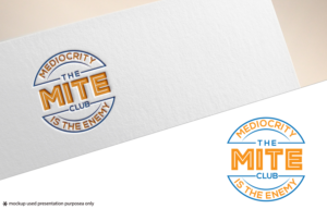 The MITE Club with Mediocrity is the enemy around the edge | Logo Design by Juli creation