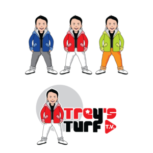 Trey’s Turf T.V. | Logo Design by Rii