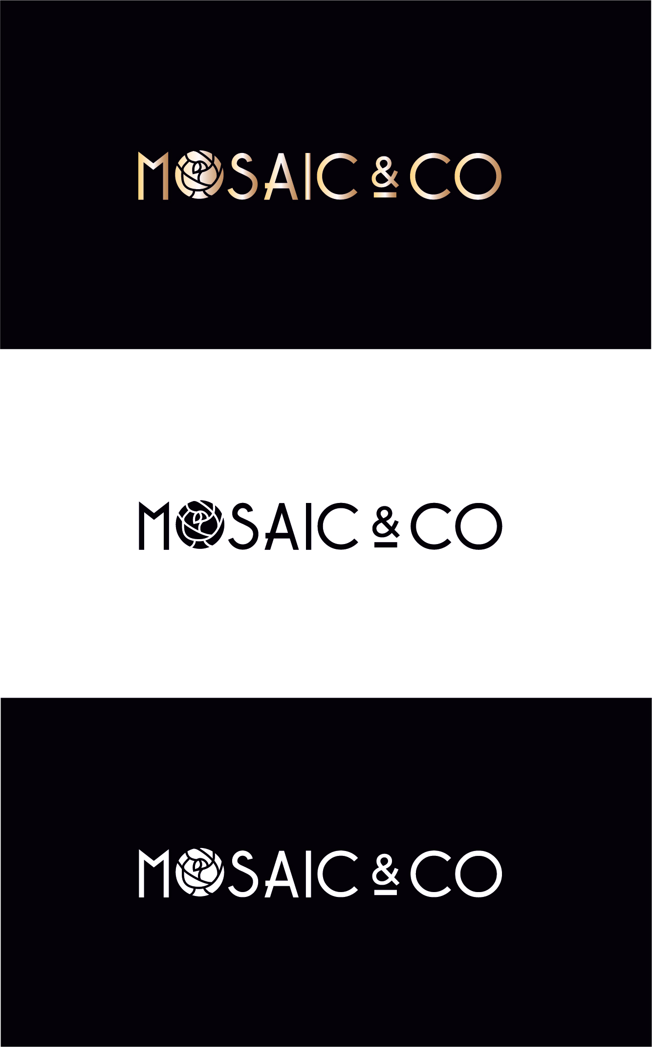 Logo Design by Birdcage for Mosaic & CO.  | Design #23467370