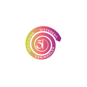 3D - Determined. Dedicated. Different. | Logo Design by rozT