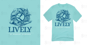 The Lively Market Commons - Luxury Beachy Apartment Tee | Design de T-shirt par SofiaDesignStudio