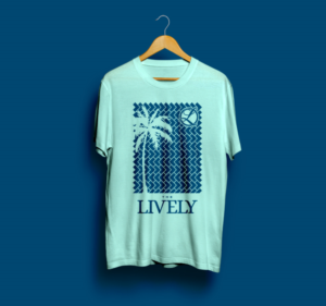 The Lively Market Commons - Luxury Beachy Apartment Tee | T-shirt Design by HELLOCRUNK