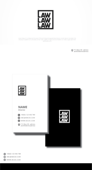 Diseño de Logo por graphicevolution para LawLawLaw | Diseño: #23424832