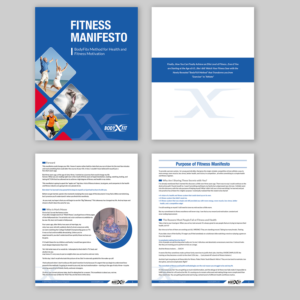 Fitness Manifesto Booklet | Print-Design von kousik