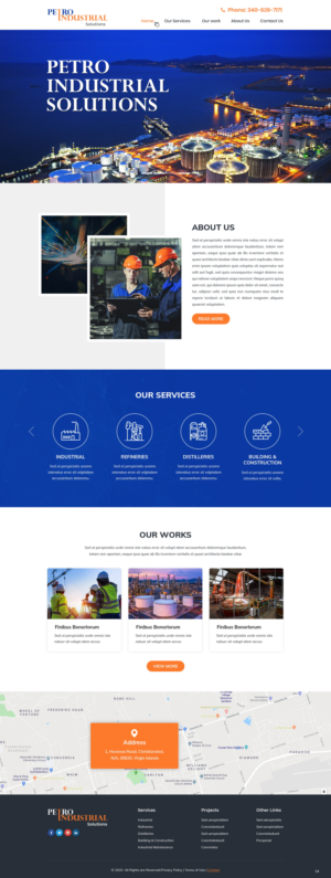 Web Design by pb for Petro Industrial | Design: #23425267