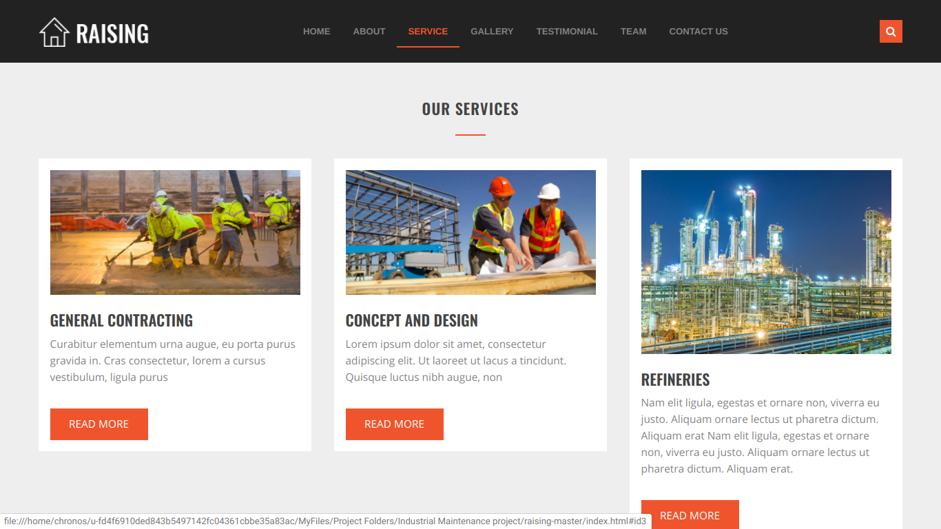 Web Design by Rico247 for Petro Industrial | Design #23438129