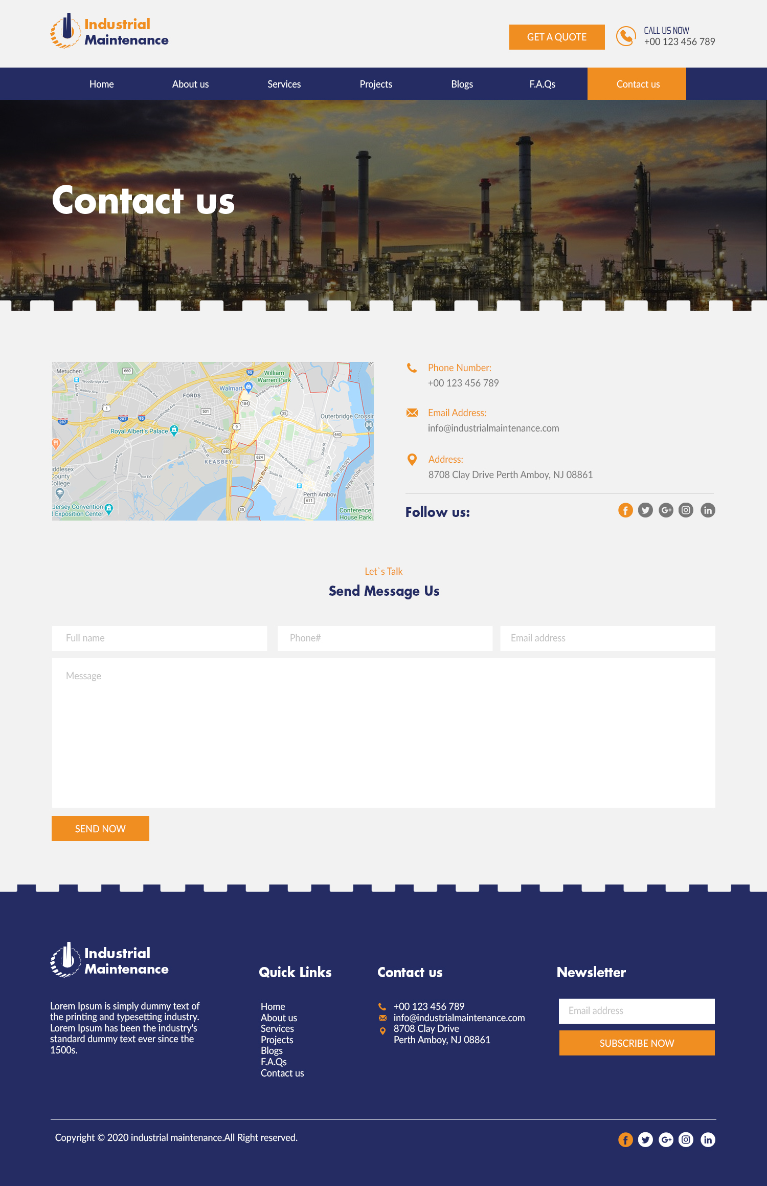 Web Design by bdesigner9 for Petro Industrial | Design #23695264