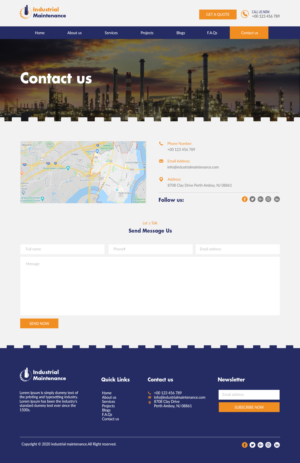 Web Design by bdesigner9 for Petro Industrial | Design: #23695264