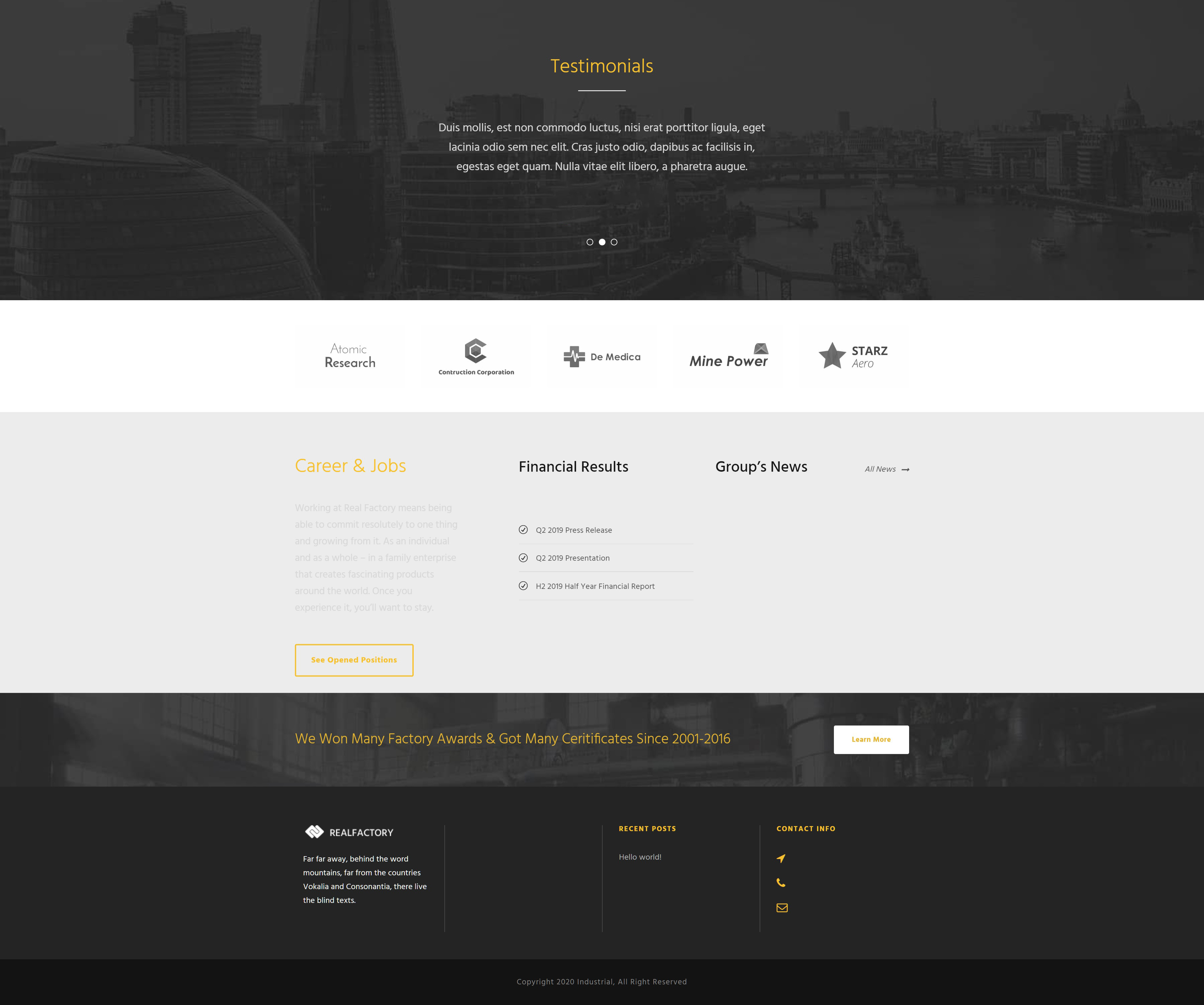 Web Design by hasithm2013 for Petro Industrial | Design #23455931