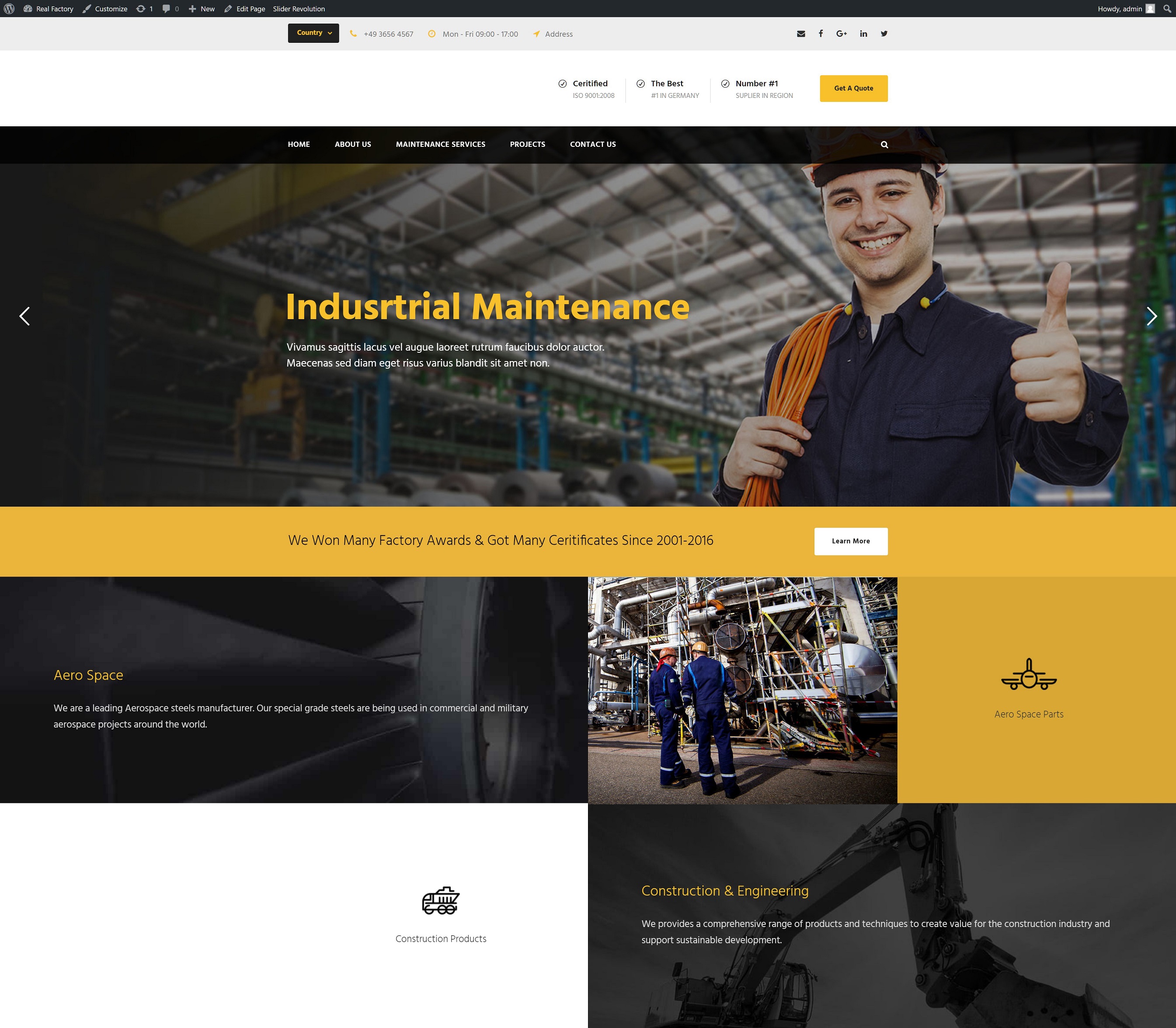 Web Design by hasithm2013 for Petro Industrial | Design #23455958