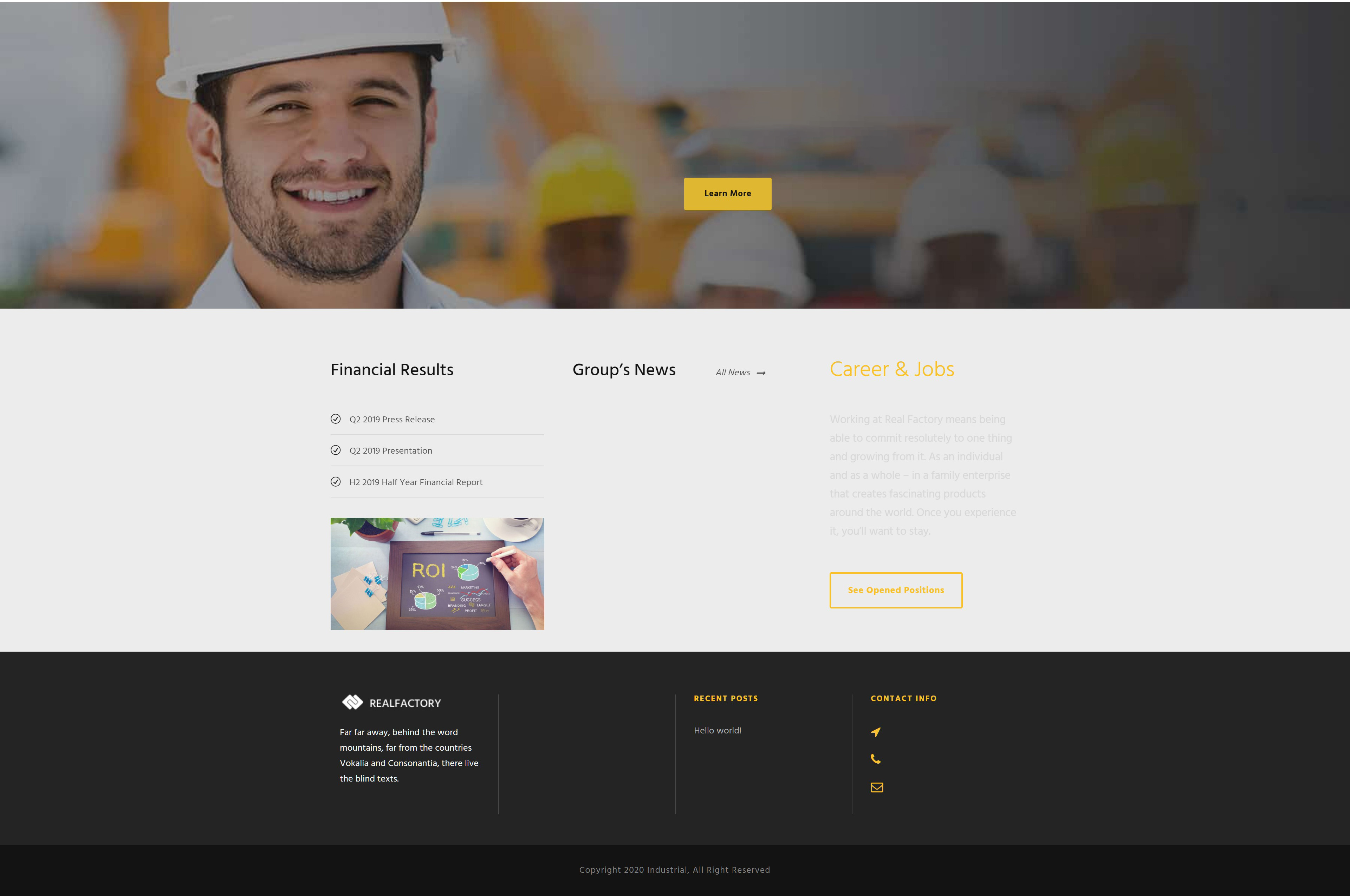 Web Design by hasithm2013 for Petro Industrial | Design #23455960