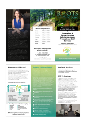 New Therapist Looking for Unique Fun Exciting Brochure for Private Practice | Brochure Design by adiazudin