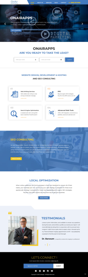 Web Design by pb for OnAir Applications | Design: #23466090
