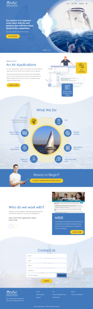 Web Design by rightway for OnAir Applications | Design: #23424629