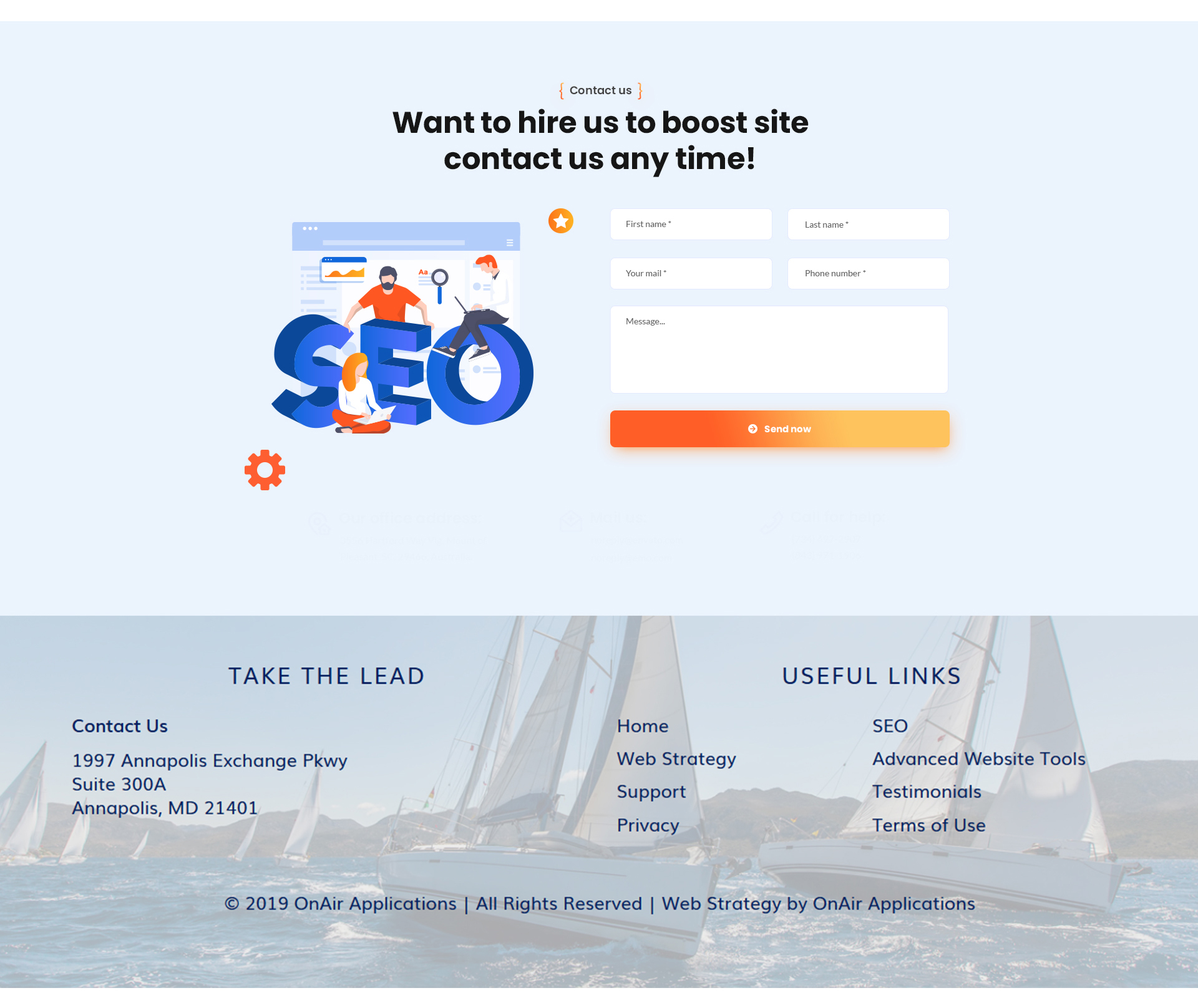 Web Design by nguruzzdng for OnAir Applications | Design #23428716