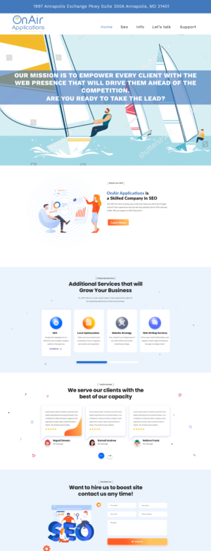 Web Design by nguruzzdng for OnAir Applications | Design: #23428718