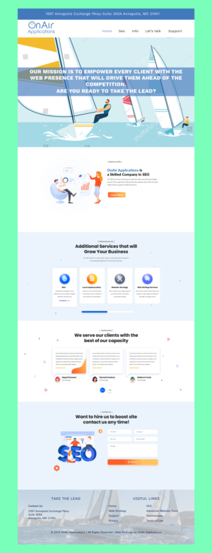 Web Design by nguruzzdng for OnAir Applications | Design: #23450552