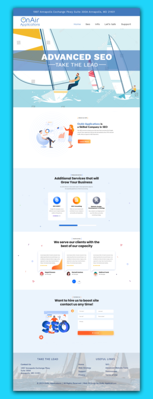 Web Design by nguruzzdng for OnAir Applications | Design: #23458474
