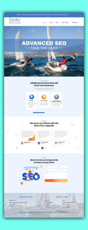 Web Design by nguruzzdng for OnAir Applications | Design: #23458834