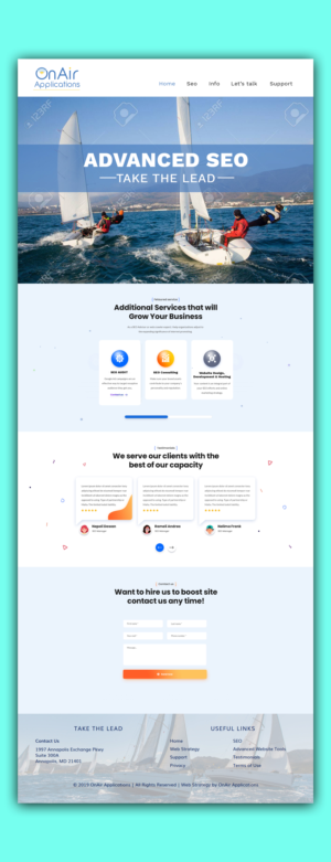 Web Design by nguruzzdng for OnAir Applications | Design: #23459324