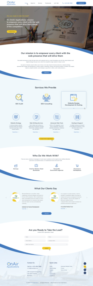 OAA Website Homepage Redesign | Web Design by Ved Web Services