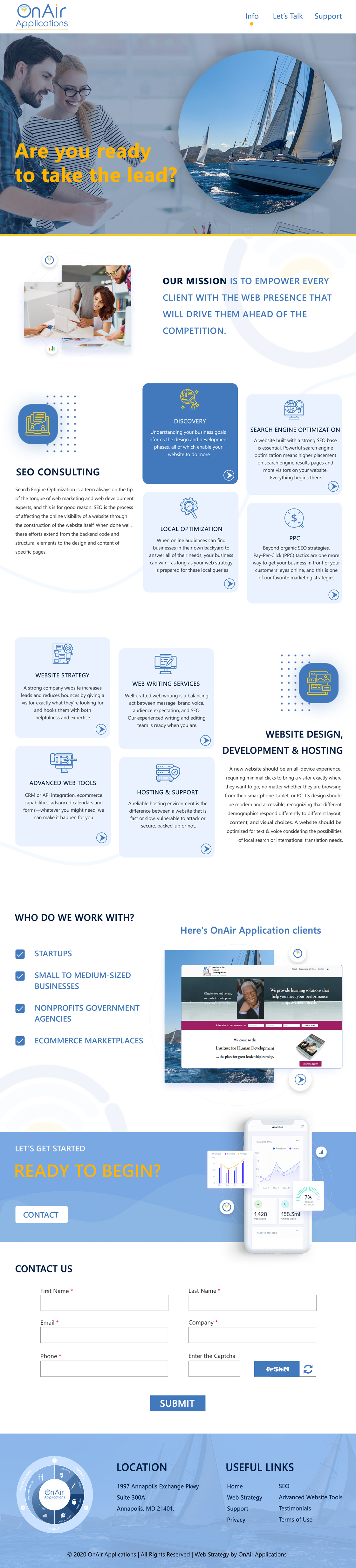 Web Design by Bharanikumars for OnAir Applications | Design #23465947