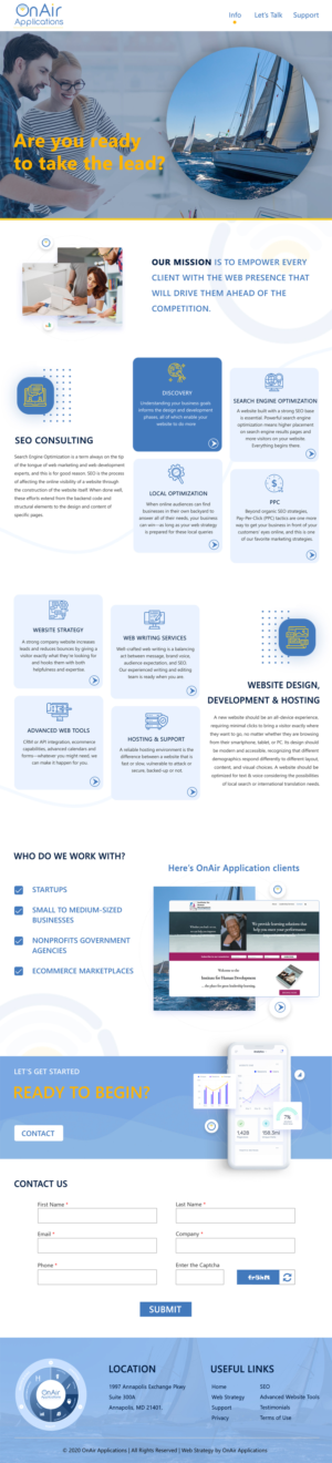 Diseño Web por Bharanikumars para OnAir Applications | Diseño #23465947