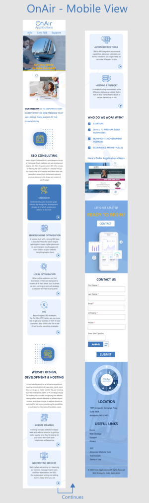 Web Design by Bharanikumars for OnAir Applications | Design: #23465951