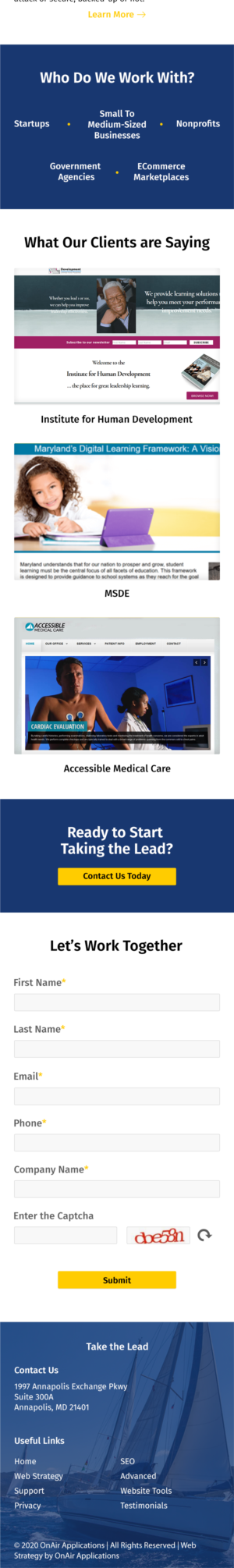 Web Design by Sol. Design for OnAir Applications | Design: #23467537